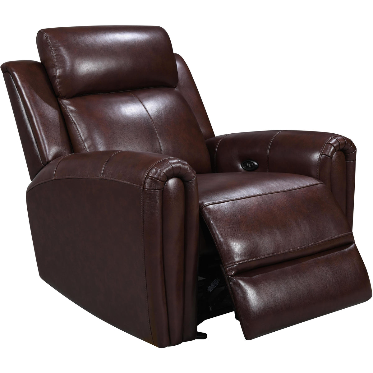 Leather Italia USA Jonathan 1712-E3215G-017030LV Power Glider Recliner - Brown