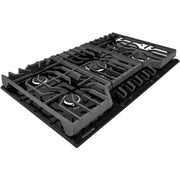 Frigidaire 36-inch Built-In Gas Cooktop FCCG3627AB