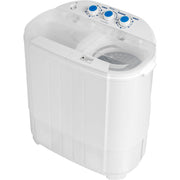 Deco Gear Compact Twin Tub Washing Machine, Agitation Wash and Spin Dry, Portable Design