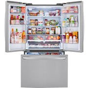 LG 36-inch, 28.7 cu. ft. Freestanding French 3-Door Refrigerator with IcePlus™ LRFCS29D6S