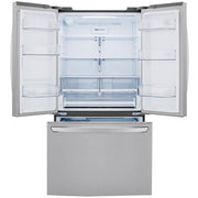 LG 36-inch, 28.7 cu. ft. Freestanding French 3-Door Refrigerator with IcePlus™ LRFCS29D6S