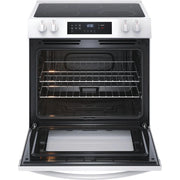 Frigidaire 30-inch Freestanding Electric Range with EvenTemp™ FCFE3062AW