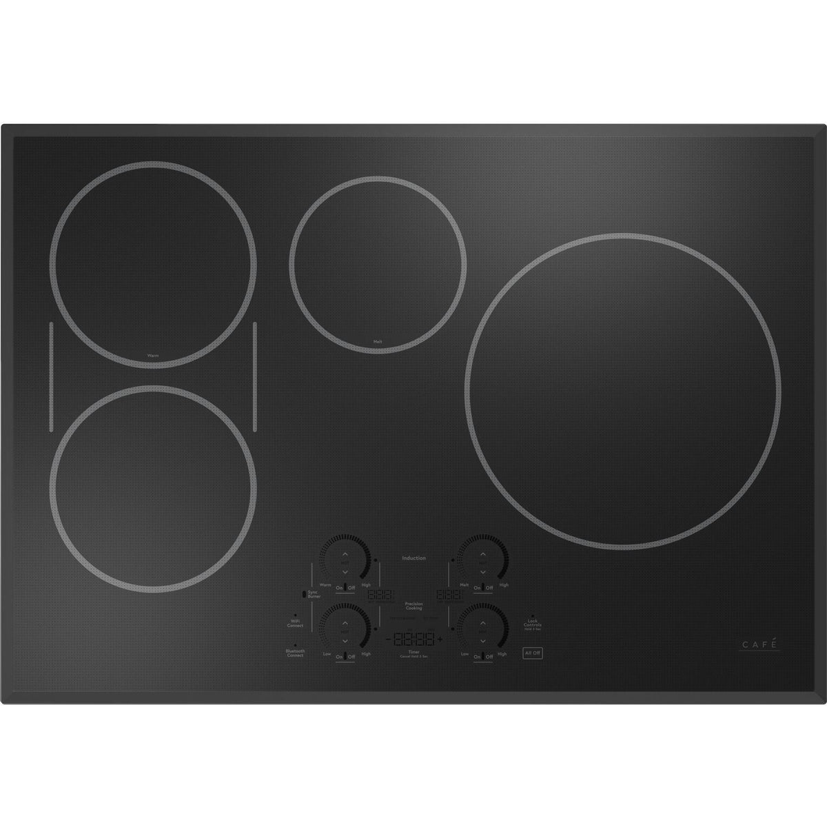Café 30-inch Built-in Induction Cooktop with Wi-Fi CHP90301TBB