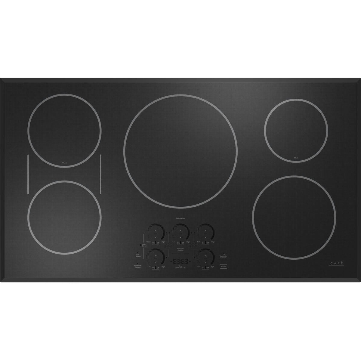 Café 36-inch Built-in Induction Cooktop with Chef Connect CHP90361TBB