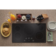 GE 36-inch Built-in Electric Cooktop JEP5036DTBB
