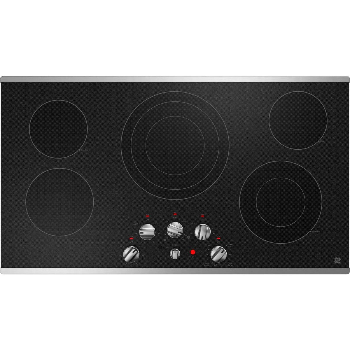 GE 36-inch Built-in Electric Cooktop JEP5036STSS