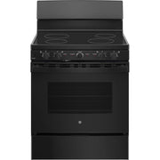 GE 30-inch Freestanding Electric Range with Radiant Smooth Cooktop JB480DTBB