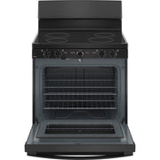 GE 30-inch Freestanding Electric Range with Radiant Smooth Cooktop JB480DTBB