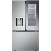 LG 36-inch, 26 cu. ft. Counter-Depth MAX™ French 3-Door Refrigerator with Mirror InstaView® LRYKC2606S