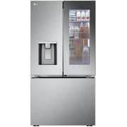 LG 36-inch, 26 cu. ft. Counter-Depth MAX™ French 3-Door Refrigerator with Mirror InstaView® LRYKC2606S