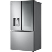 LG 36-inch, 26 cu. ft. Counter-Depth MAX™ French 3-Door Refrigerator with Mirror InstaView® LRYKC2606S