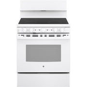GE 30-inch Freestanding Electric Range with Radiant Smooth Cooktop JB480DTWW