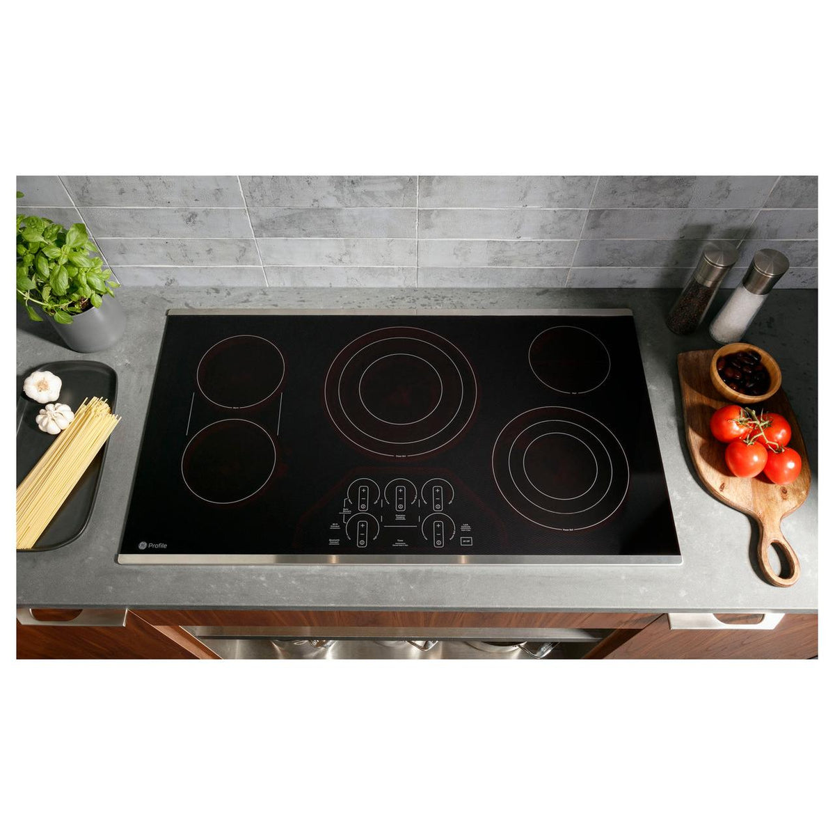 GE Profile 30-inch Built-In Electric Cooktop PEP9030STSS