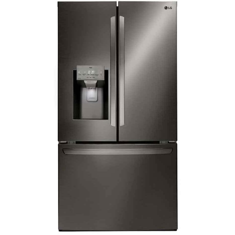 LG 36-inch 27.7 cu. ft. 3-Door French Door Refrigerator with Smart Diagnosis LRFS28XBD