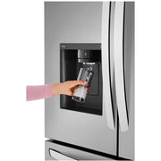 LG 36-inch, 26 cu. ft. Counter-Depth French 3-Door Refrigerator with Dual Ice Makers LRFXC2606S