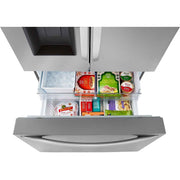 LG 36-inch, 26 cu. ft. Counter-Depth French 3-Door Refrigerator with Dual Ice Makers LRFXC2606S