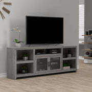 Legends Home Driftwood TV Stand with Cable Management DW1585.DFW