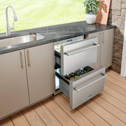 Thor Kitchen 24in Indoor/Outdoor Undercounter Refrigerator Drawer TRF24U
