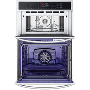 LG 30-inch, 6.4 cu.ft. Built-in Combination Wall Oven with ThinQ® Technology WCEP6427F