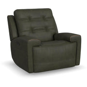 Flexsteel Iris 1781-50PH Power Recliner with Power Headrest - Grey
