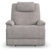 Flexsteel Zecliner 1091-50PH Power Recliner with Power Headrest and Lumbar - Light Grey