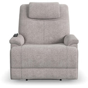 Flexsteel Zecliner 1091-50PH Power Recliner with Power Headrest and Lumbar - Light Grey