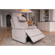 Flexsteel Zecliner 1091-50PH Power Recliner with Power Headrest and Lumbar - Light Grey