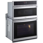 LG 30-inch, 6.4 cu. ft. Built-in Combination Wall Oven with ThinQ® Technology WCEP6423F