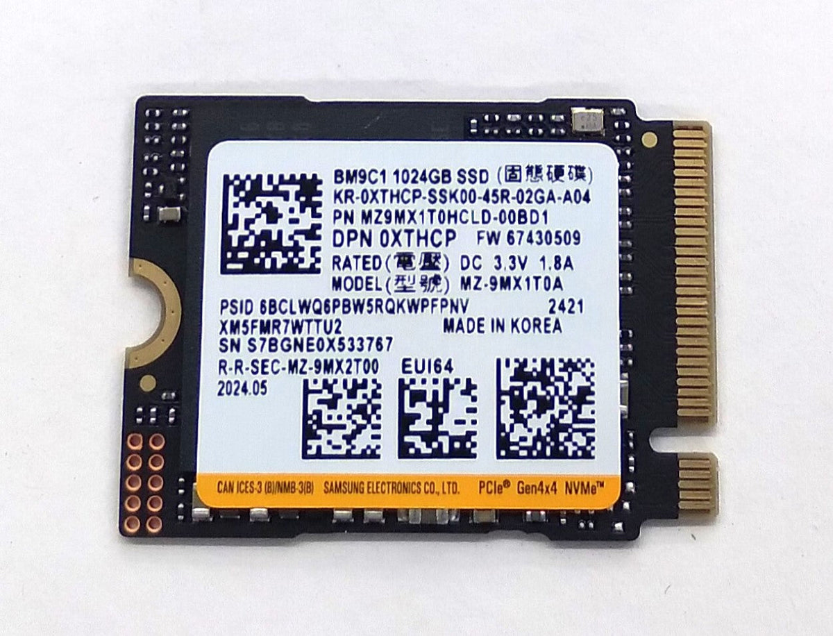 Dell BM9C1 XTHCP 1 TB Solid State Drive
