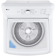 LG 4.1 cu. ft. Top Loading Washer with Smart Diagnosis WT6105CW