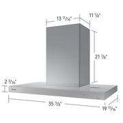 Samsung 36-inch Wall Mount Range Hood NK36CB600WCGAA