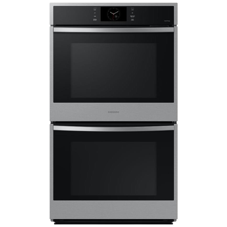 Samsung 10.2 cu. Ft. 6 Series Double Wall Oven with SmartThings, Air Fry and Air Sous Vide NV51CG600DSRAA