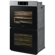 Samsung 10.2 cu. Ft. 7 Series Double Wall Oven with AI Camera, Flex Duo, and Steam Cook NV51CG700DSRAA