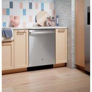 GE Built-in Dishwasher with Stainless Steel Tub GDT650SYVFS