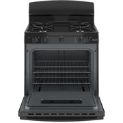 Hotpoint 30-inch Freestanding Gas Range RGBS330DRBB