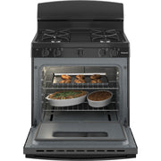 Hotpoint 30-inch Freestanding Gas Range RGBS330DRBB