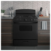 Hotpoint 30-inch Freestanding Gas Range RGBS330DRBB