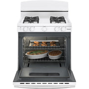 Hotpoint 30-inch Freestanding Gas Range RGBS330DRWW
