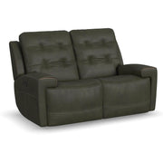 Flexsteel Iris 1781-60PH Power Reclining Loveseat with Power Headrests