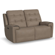 Flexsteel Iris 1781-60PH Power Reclining Loveseat with Power Headrests