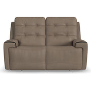 Flexsteel Iris 1781-60PH Power Reclining Loveseat with Power Headrests