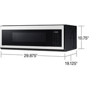 Samsung 30-inch, 1.1 cu.ft. Over-the-Range Microwave Oven with Wi-Fi Connectivity ME11CB751012AA