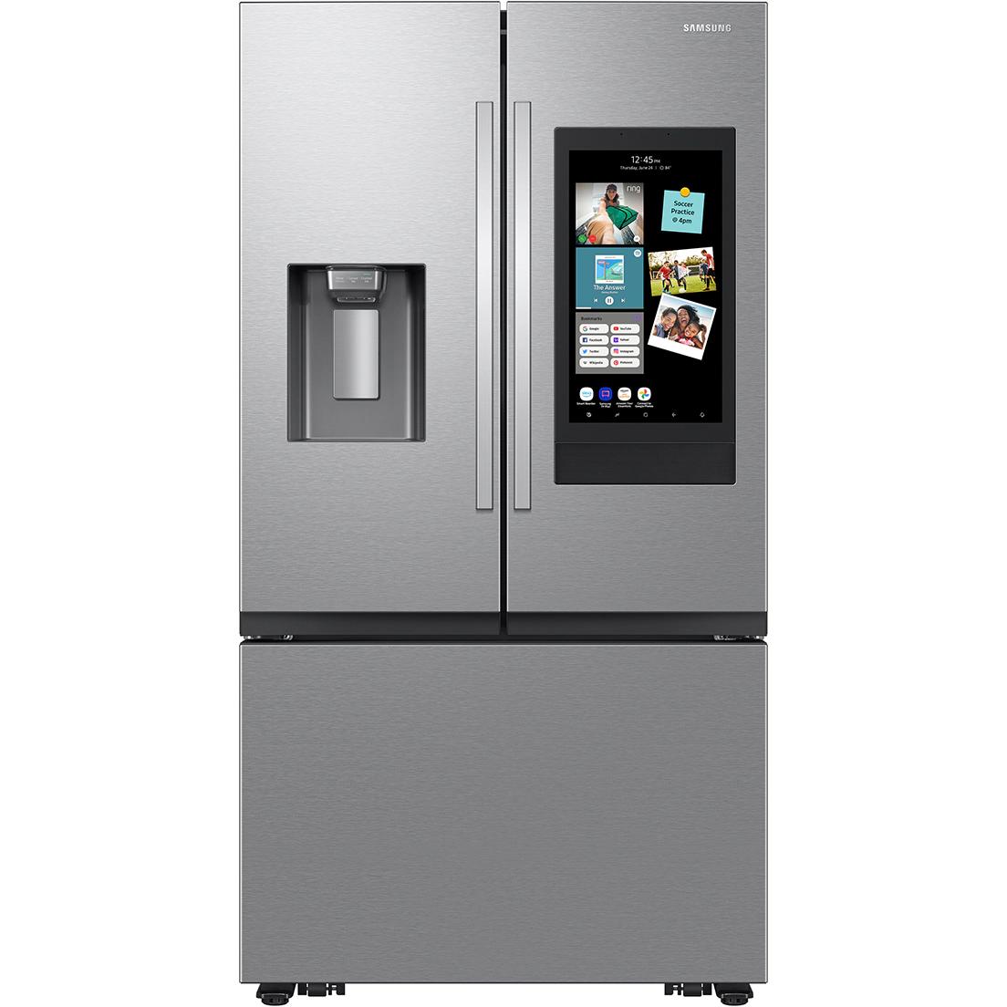 Samsung 36-inch, 25 cu. ft. Counter-Depth French 3-Door Refrigerator with Family Hub™ RF27CG5900SRAA