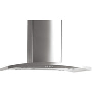 GE 36-inch Island Mount Hood UVI7361SWSS