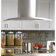GE 36-inch Island Mount Hood UVI7361SWSS