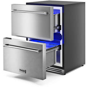 Thor Kitchen 24in Indoor/Outdoor Undercounter Freezer Drawer TRZ24U