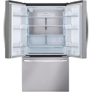 LG 36-inch, 31.7 cu. ft. Freestanding French 3-Door Refrigerator with Door Cooling+ LRFLS3206S