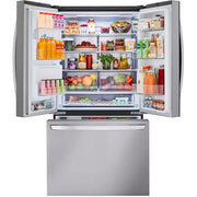 LG 36-inch, 30.7 cu. ft. Freestanding French 3-Door Refrigerator with Door Cooling+ LRFXS3106S