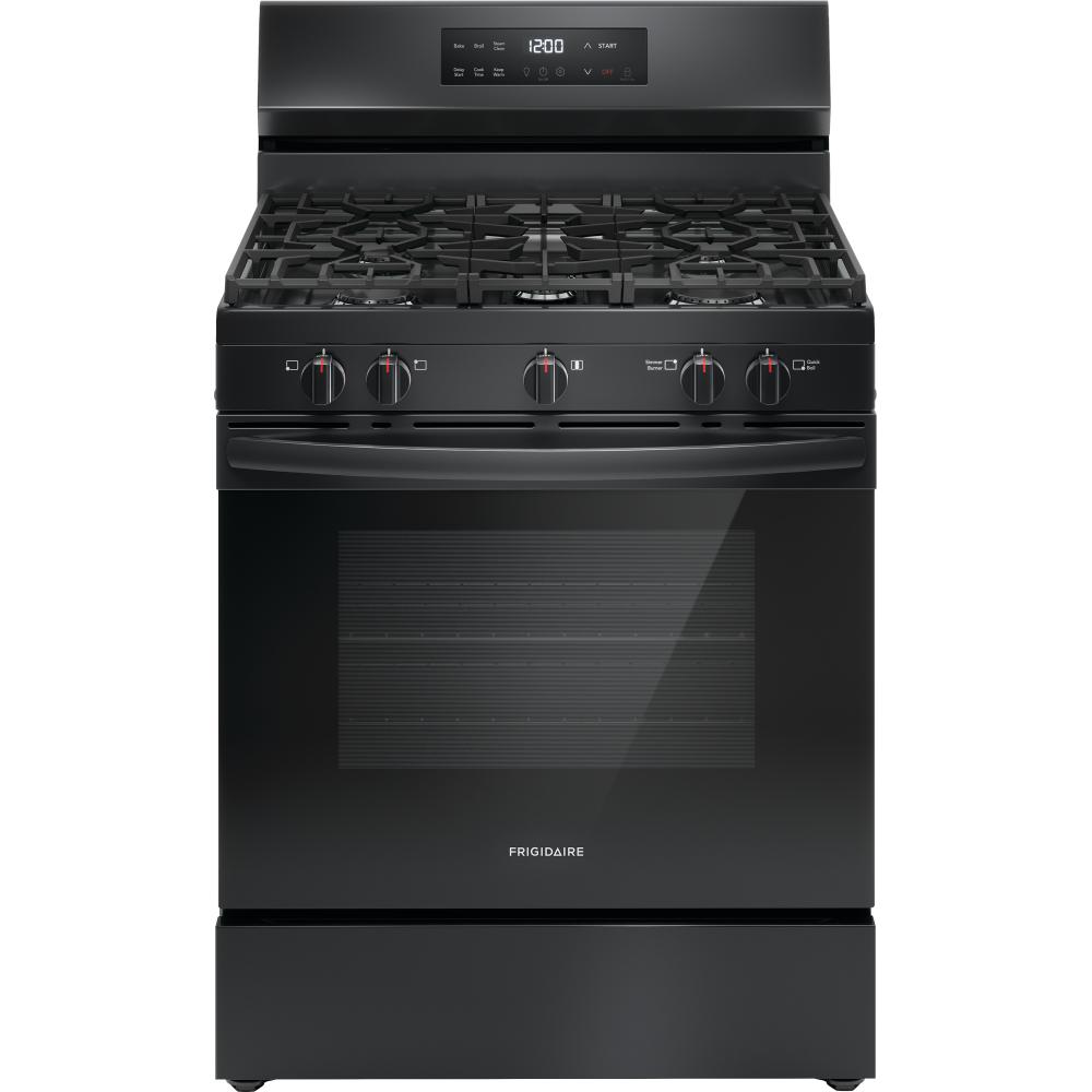 Frigidaire 30-inch Freestanding Gas Range with Even Baking Technology FCRG3062AB