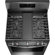 Frigidaire Gallery 30-inch Freestanding Gas Range with Air Fry Technology GCRG3060BD